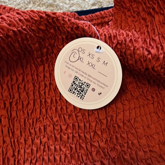 NWT Puff-Sleeve Dress L - Picture 7 of 9